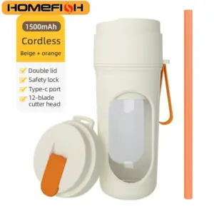 12 Blades Electric Portable Blender 350ML Juicer Fruit Mixers USB Rechargeable Smoothie Juicer Cup Squeezer Juice Maker