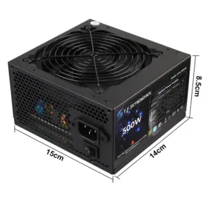 500W Power Supply 80PLUS Gold ATX PC PSU Non Modular 110-230V 20+4PIN Ultra-Quiet Suitable for Desktop Computer Server Gaming 5 kf Sb8d3ed77746c4cfc991d31daa012750cE