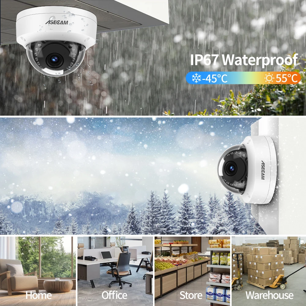 8MP 4K Security Camera System IK10 Explosion-proof Outdoor POE NVR Face Detection Record CCTV Dome Home Surveillance Camera Kit 22 kf Sba04c45af3ea42539c19b79def61efba9