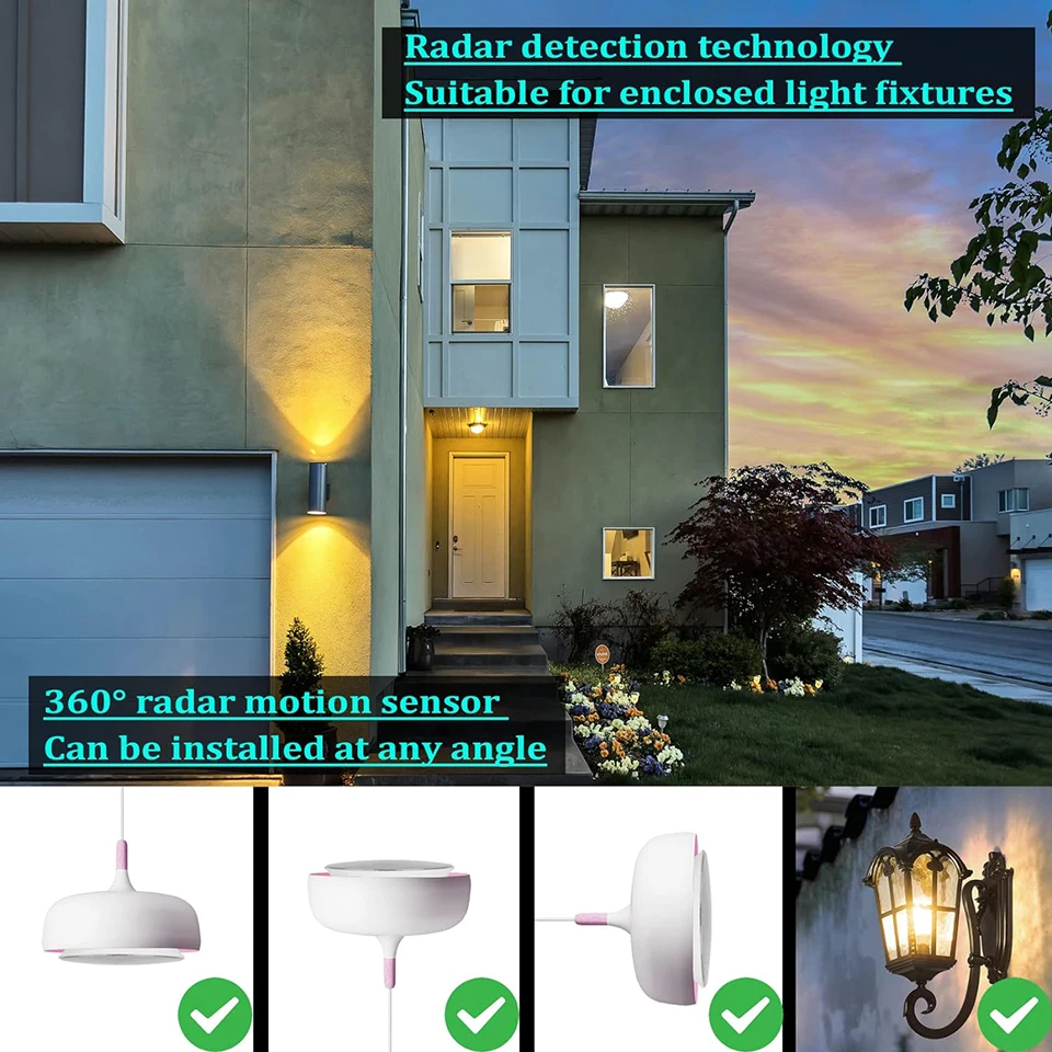 GU10 LED Bulb Radar Light PIR Motion Sensor 3W 6W 9W 12W Light Bulbs AC220V Energy Saving Working In Night For Ceiling Downlight 12 kf Sbb9ca412b0ac4ac4ab6e76d8bb204a473