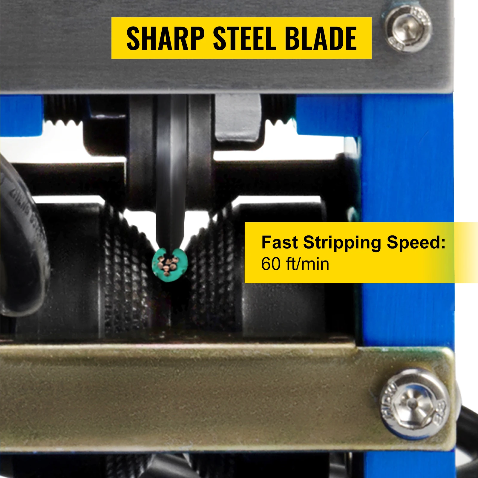 Sihao Electric Wire Stripping Machine Three Type With Cable Stripper Machine Metal Tool Extra Blade Copper For Recyle 14 kf