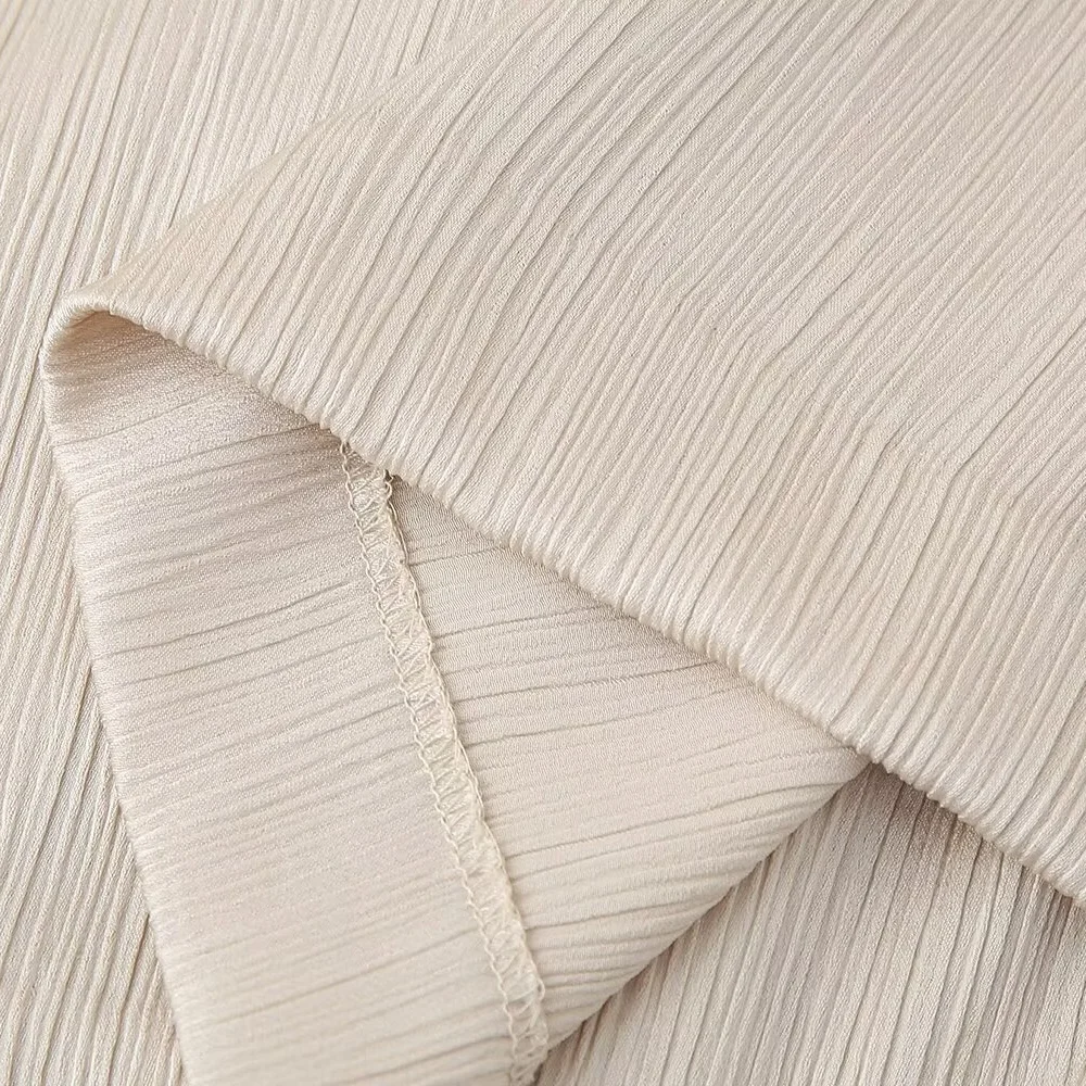 European and American Style 2024 Spring and Summer New Women's Clothing Wrinkle Effect Double Breasted Suit Jacket Pants Set 25 kf Sbce50dfecea743a09e7705867ac7bc6fn