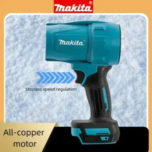 Makita 30000RPM Violent Blower Turbo Jet Fan 18V Electric Air Duster Wind Speed Turbo Rechargeable with Light Car Cleanin Tool 2 kf Sc4056be7eebc481b8c435ad9f333b736g