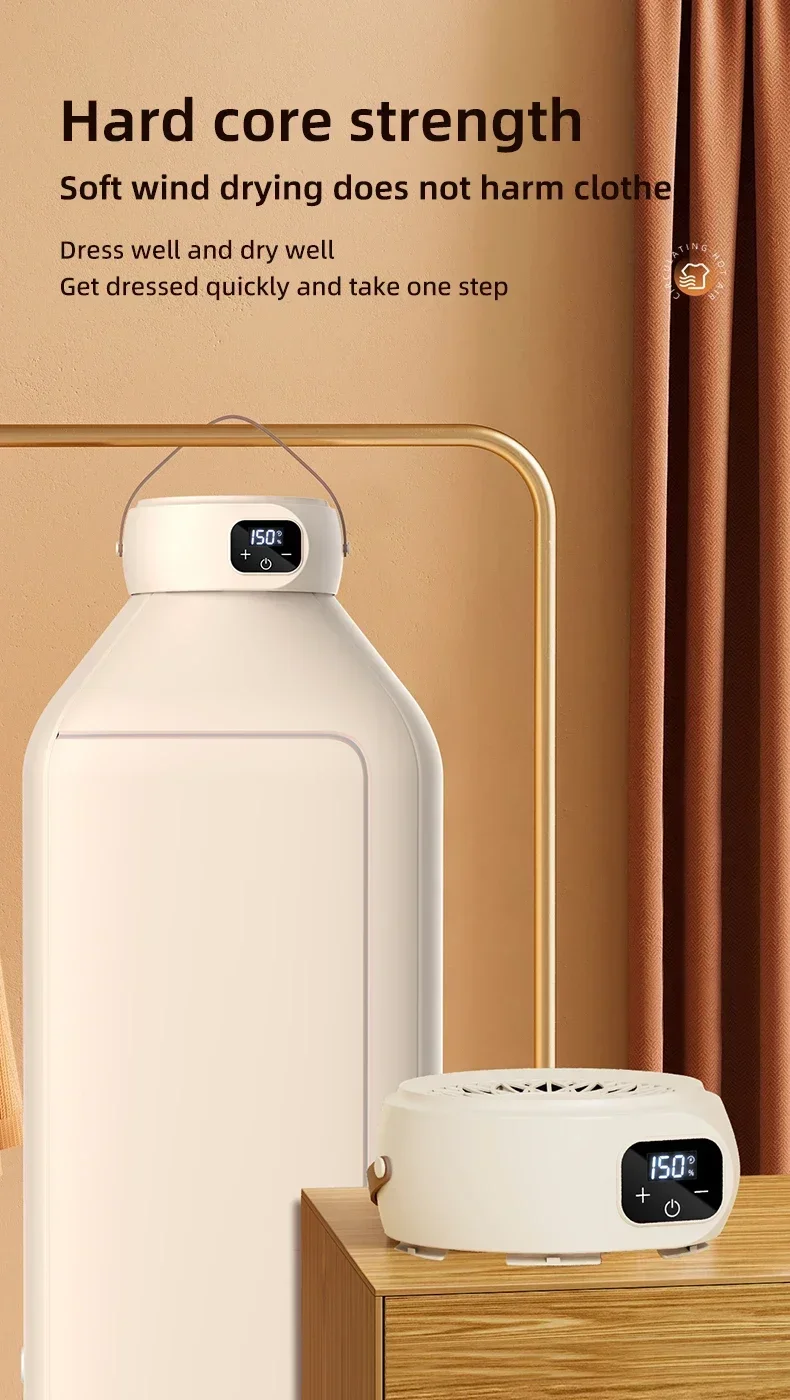 Portable Clothes Dryer With Timing Electric Clothes Foldable Home Cabinet Floor Machine Laundry Dryers Warm Air Dryer Home 18 kf Sc485088b87c44600a5c9ac630cce79dfz