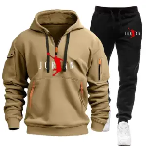 Winter hoodie set, pants, casual jogging clothes, sportswear, sportswear