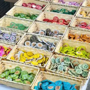 Cost-effective 30 Various Shu Raw Puer Small Tea Cake Storage Box Pu'er Storage Basket Pu erh Hand Knitting Box China Droshippin