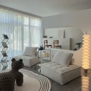 Vacuum Compression Sofa, Fabric Cream Sofa Module, Free Combination Tofu Block Sofa Bed, Sofa Small Apartment Block,