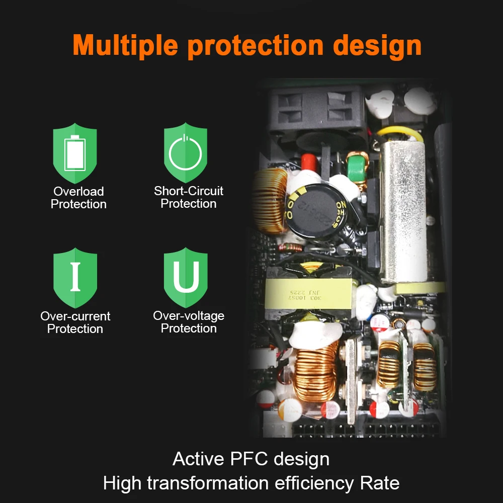 600W Full Modular 1U Flex ATX PSU PC Power Supply 110-264V ENP-7660B For K39 A4 S3 G5 ITX Mini Case Game Desktop 10 kf Sc70a3250a1cb4072928ecd60531f543dy