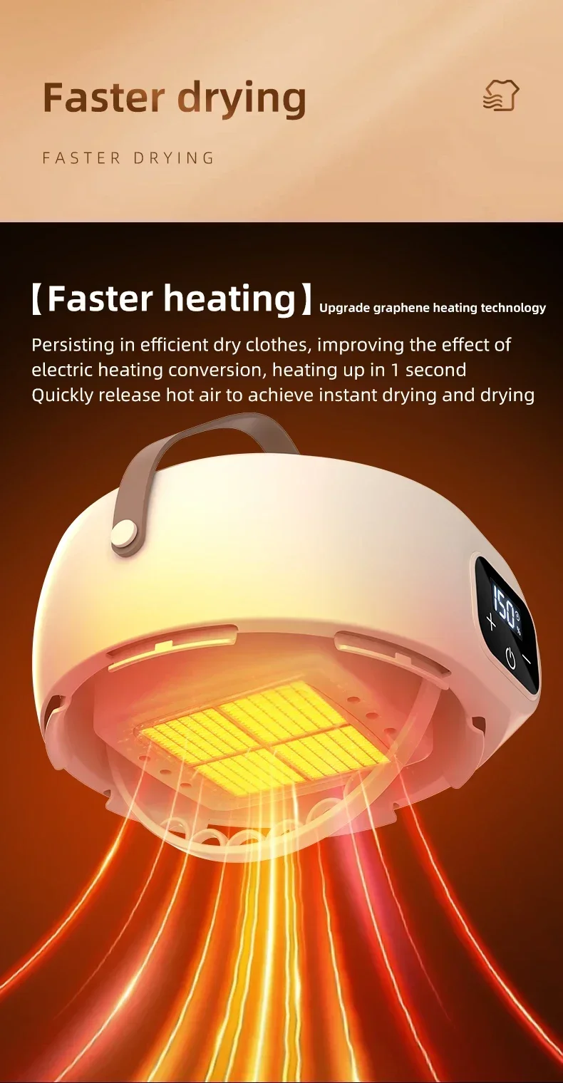 Portable Clothes Dryer With Timing Electric Clothes Foldable Home Cabinet Floor Machine Laundry Dryers Warm Air Dryer Home 10 kf Sc74d48d1d9c84788a7673aa799f7edadV