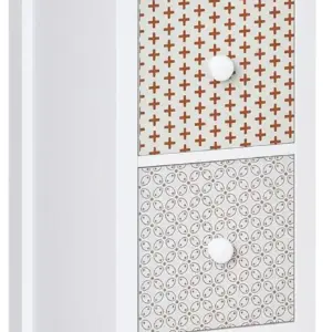 Komoda, komoda z 4 szufladami, organizer do przechowywania, szafka na chusteczki toaletowe do sypialni, łazienki