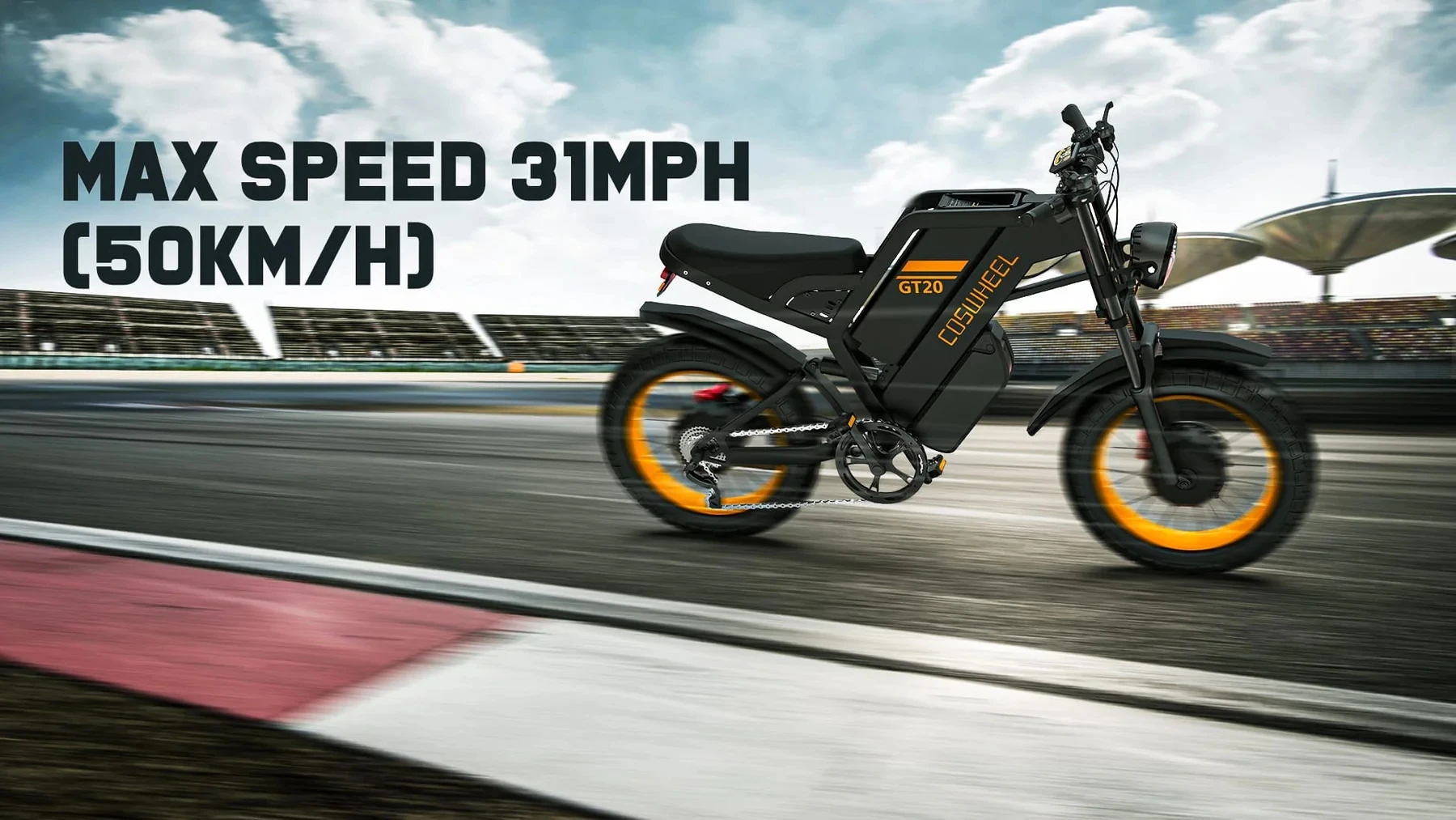 COSWHEEL Electric bike GT20 PRO 3000W Dual Motor 48V 40AH Electric Bicycle 20 Inch Fat Tire Off-Road Mountain EBike 14 kf Sc8b38b30cd0148af84d42ea06cf2990bT