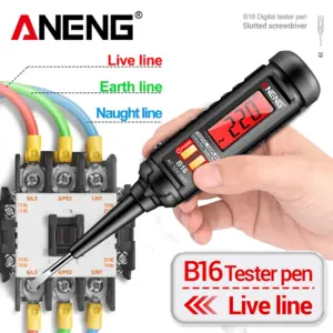 ANENG B16 Voltage Tester Pen 12V-300V Non-Contact Induction Detector NCV Voltage Sensing Test Meter Breakpoint Finder Tool