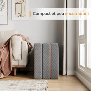 Vesgantti Portable Tri-Fold Mattress 15 cm Gel Memory Foam – Folding Guest Bed for Camping & Travel 3 kf Scad33904b1f34c28a5a03f81189318c4r