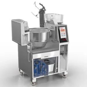 Commercial Automatic Cooking Robot Electromagnetic Fully Automatic Rotating Frying Pan Intelligent Digital Screen Control