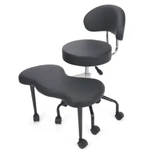 Cross Desk Chair with Lumbar Support and Height Adjustable,Desk Chair for Adults,Legged Office Chair with Wheels