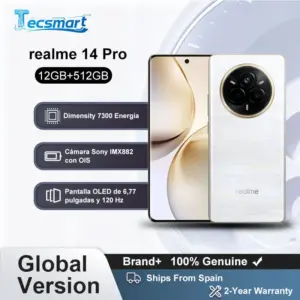Smartfon - realme 14 Pro 5G Global Version 50MP Sony IMX882 OIS Aparat Dimensity 7300 Energy 120Hz Zakrzywiony wyświetlacz IP69