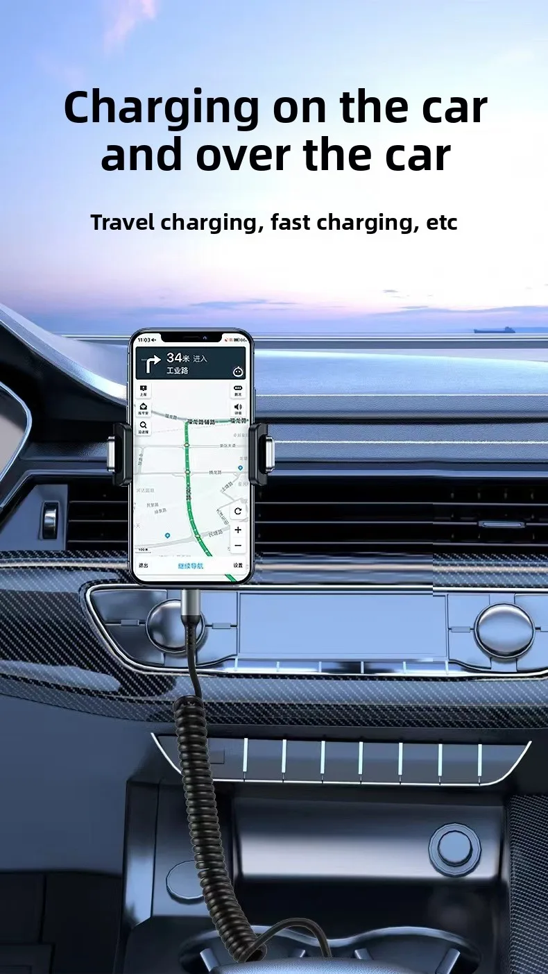 25CM To 1M Car Spring Data Cord 6A Short Fast Charging Wire USB C TO USB C Cable For iPhone15 Huawei Xiaomi Samsung Type c Cable 17 kf Scea32f872d9542a2975f32d9b568d40bL