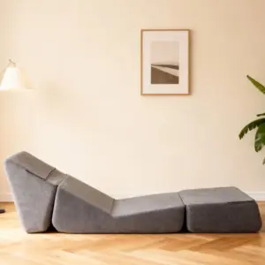 Small sofa bed for adults, foldable sofa bed, chaise longue, convertible foam floor sofa