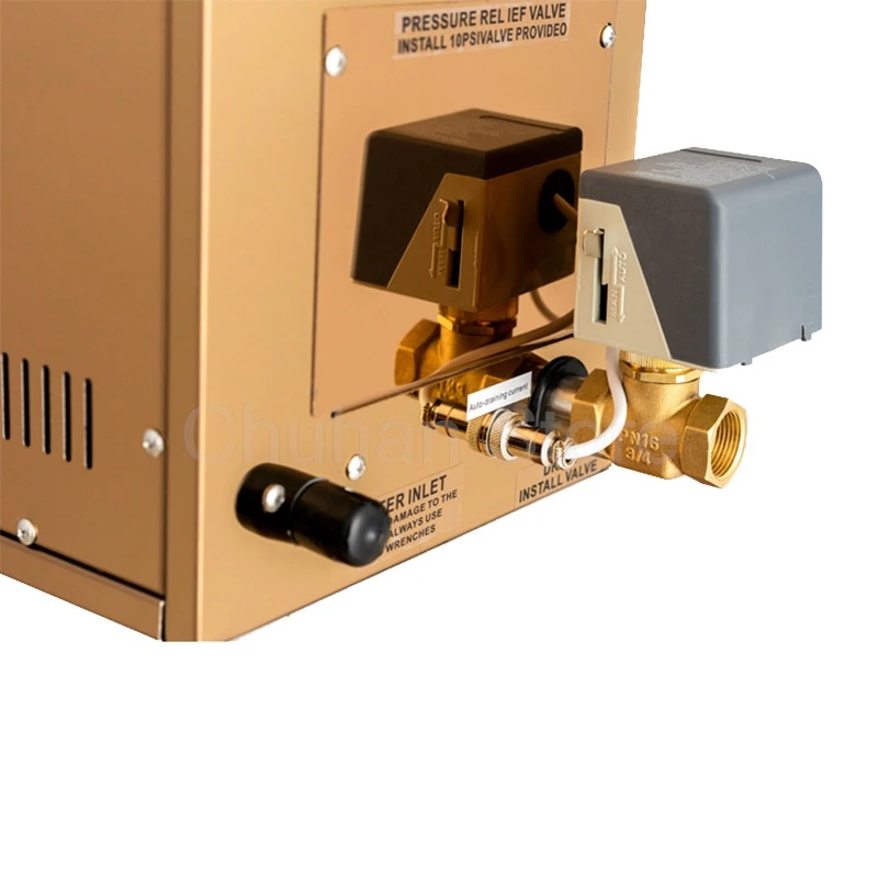 ChuHan AT-S 12/15/18KW Home Wet Steam Rooms Steam Bath Generator Household Steaming Sauna Room Steam Bath Sauna Machine For Spa 10 kf Sd231fd813f734936aa8ea4f752fff58ad