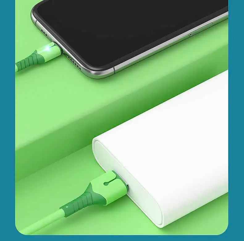 USB Type A To USB Type C Or Micro USB Liquid Silicone Data Cable With Light Applicable Android USB C Mobile Phone 23 kf Sd24f0ecc807d4d10a79e731f23bb2074e