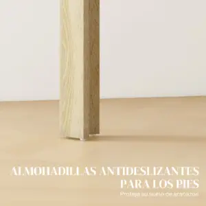 HOMCOM Modern Dining Table for 4-6 People 140x89,5x75 cm White and Oak 6 kf Sd2e095dd84044ef885517c25370fd41fR