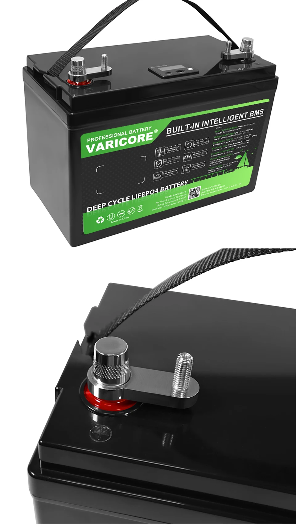 VariCore 12.8V 340ah 310ah 120AH LiFePO4 Battery 12V Lithium Iron Phosphate Batteries Cycles Touring car 14.6V Charger Tax Free 28 kf Sd3c96c84d43d40c8a0573de086407667h