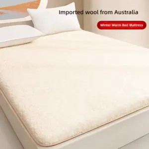 Winter 100% Australian wool mattress, thick and warm blanket, lamb wool mattress, bedding, bottom