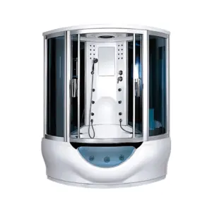 1500X1500X2150mm Double Person Bathroom Steam Shower Enclosure Mult-Functional Computer Control Wet Sauna Room A-082 2 kf Sd50f377884b14372b58a96f791f54032K