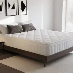 AUTHMIC 7-Zone Pocket Spring Mattress 25cm Thick Medium Firm Hybrid Breathable Anti-Mite Noiseless Bed for Adults Sleep Support 2 kf Sd5c5cf9fad484f3895a8668183216f31h