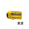 2 Packs CNHL Speedy Pizza Series Pro 1350mAh 22.2V 6S 150C Lipo Battery with XT60 Plug