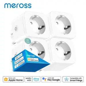 Meross Smart WiFi Plug with Energy Monitor 16A Wall Socket Timer Schedule Voice Control For Alexa Google Assistant SmartThings