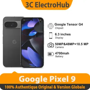 Google Pixel 9, global Version, 6.3 inches, Google tsor G4, 4700 mAh,PD3.0,OLED,120Hz, RAM12 G , ROM 128G, Phone intel