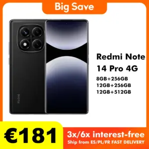 Xiaomi Redmi Note 14 Pro 4G Smartphone NFC MTK Helio G100-Ultra 6.67" 120Hz 1.5K Display 200MP Camera 5500mAh Battery