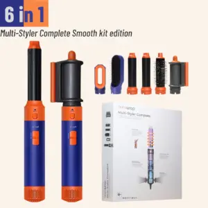 6 in 1 Hair Dryer Multi Styler With Hair Brush Curling Iron Hair Straightener Personal Care Styling Tool Hair Dryer Multi Styler 6 kf Sddb3a44089034e0bac8d5febb497b6752