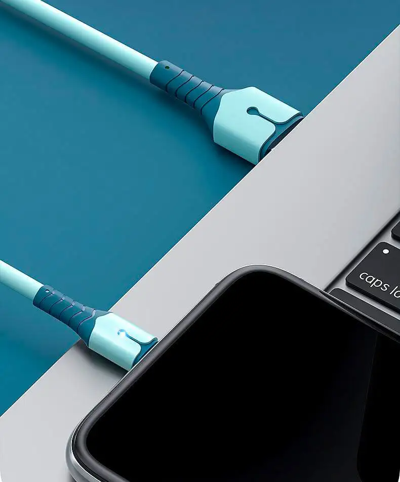 USB Type A To USB Type C Or Micro USB Liquid Silicone Data Cable With Light Applicable Android USB C Mobile Phone 19 kf Sdf94f73b7dfd43dd85a1a19396ac88308