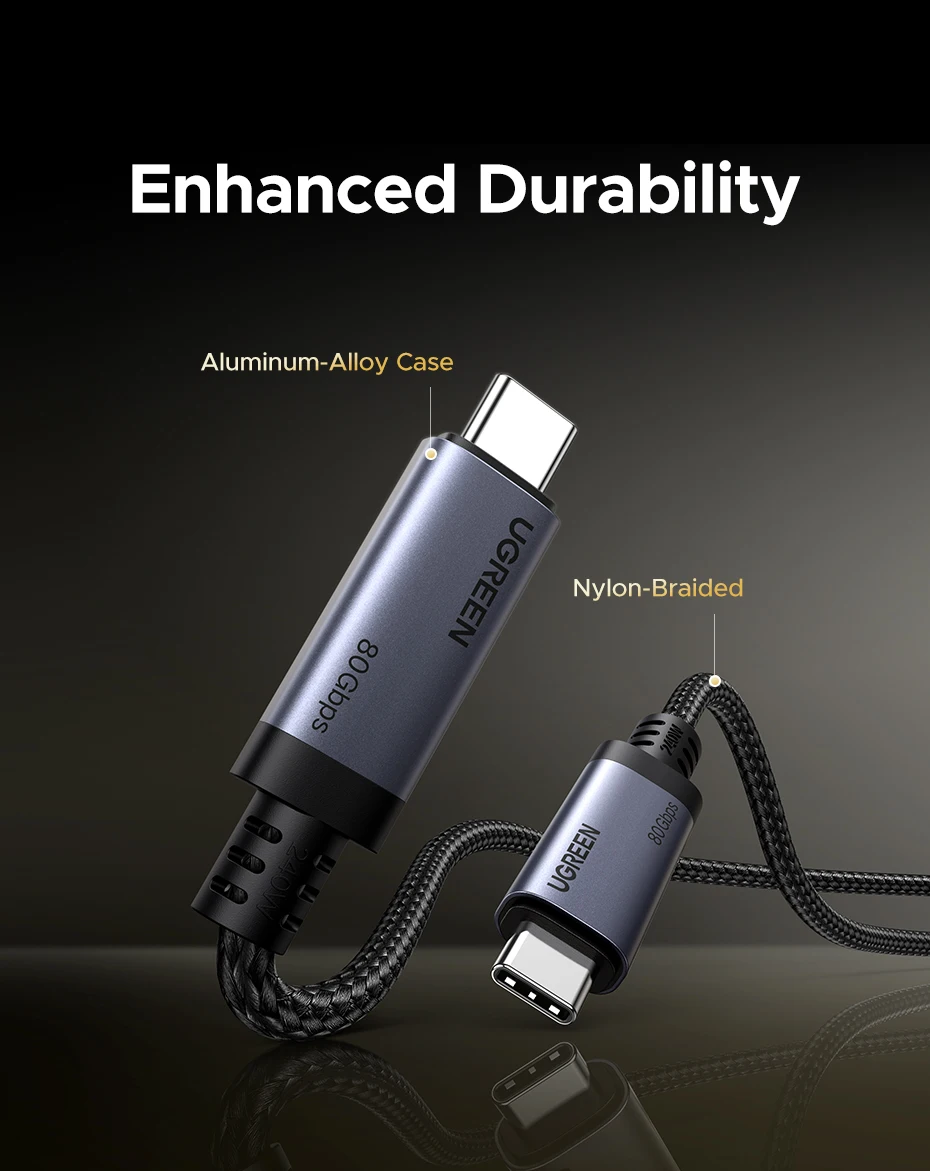 UGREEN PD3.1 240W USB-C Cable USB4 80Gbps 16K Display Type-C Fast Charging Compatible with USB-C Monitors MacBook iPad iPhone 17 14 kf Sdfb37c54e63141128adb1da306899ab8I
