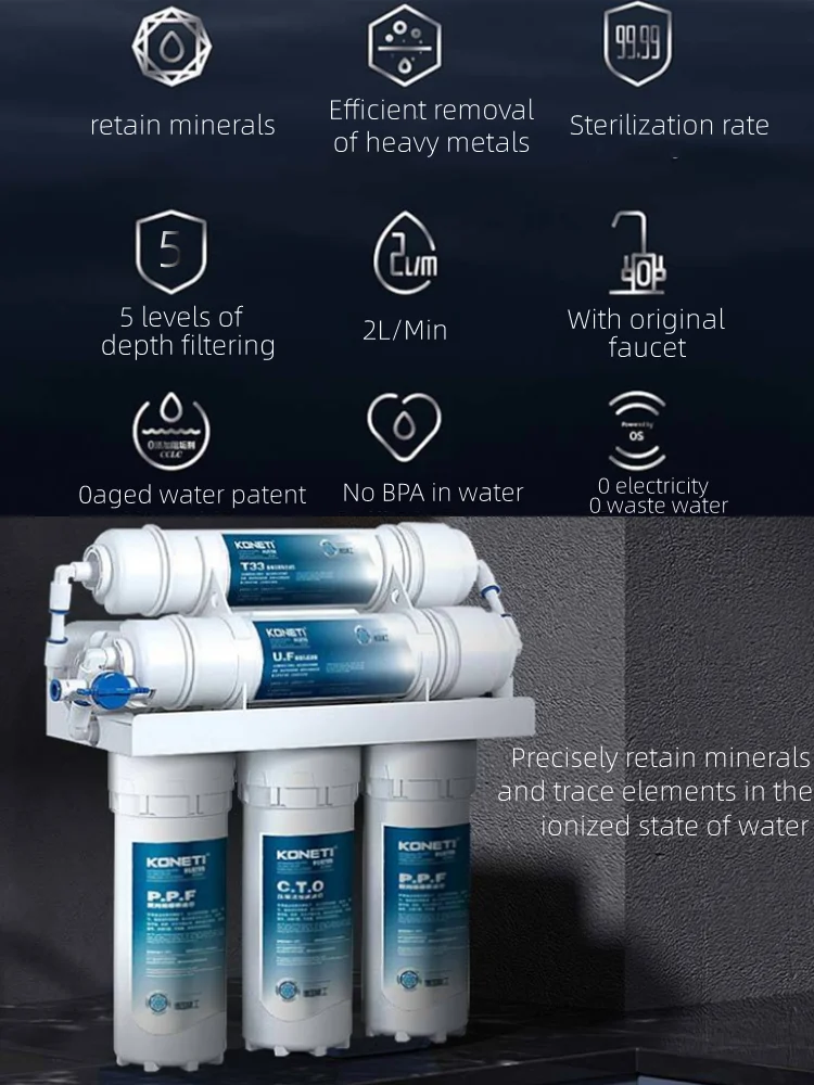 5 Stages Water Filter Purifier Household water cleaner Drinking Water Kitchen Tap Water Filter System Water Filter Purifier 11 kf Se0ff5883c2624c119d26d57212913aaaC
