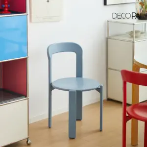 Rey Chair Nordic Beech Solid Wood Plywood Stackable Dining Chairs Accent Chair Living RoomFurniture Home