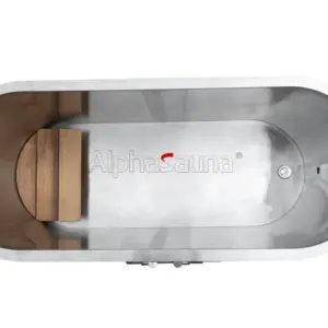 l # Wooden Outdoor Cold Plunge Tub For Sauna Ice Bath Recovery Pod