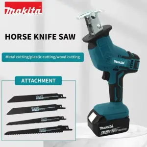 Makita ML-505 18V Brushless Cordless Reciprocating Saw Portable Electric Power Tool for Wood Metal Pipe Cutting Chain Saw