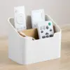 Practical Storage Box for TV Remotes & Air Conditioner Controls Elegant Remote Control Organizer Box for Living Room & Bedroom