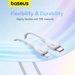Baseus TPE 20W USB C Cable For IPhone 14 13 12 11 Pro Max XS Fast Charging Cable Type C To Lighting Date Wire For iPad Macbook 4 kf Se876f7c8f15c445595168428f4230436F