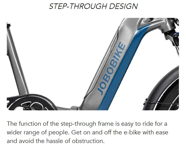 JOBOBIKE Romer Electric Bike Fat Tires Foldable Frame 250W 48V15AH Battery City Electric Bicycle 20Inch E-Bike 13 kf Sea1e210596814f6296ca7f6d1a072656D