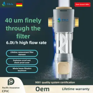 Pre-filter Automatic Rotary DN20/DN25 Cleaning 6T Large Flow Backwashing Whole House Household Tap Water Central Water Purifier