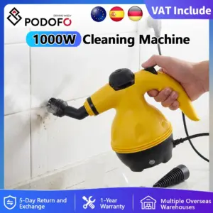 Podofo 1000W Steam Cleaner Handheld High Temperature Cleaning Machine Car Cleaning Tools for Kitchen Range Hood Cleaning Home