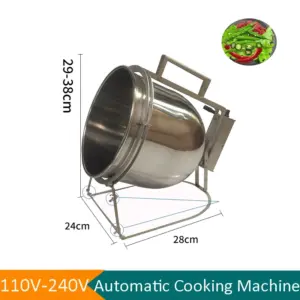 High Quality Automatic Turnover Cooking Machine Stir Fryer Home Outdoor Barbecue Smart Kitchen Robot Multi-Function Cooking Make