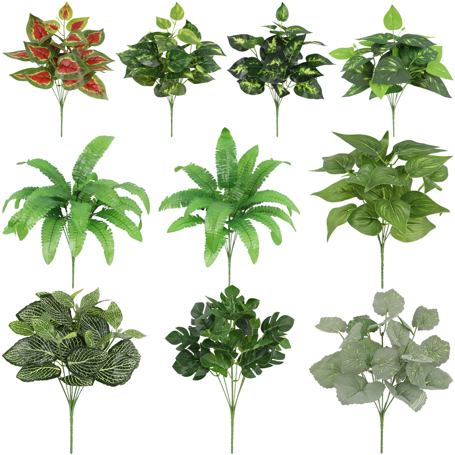 Artificial Plants Leaves Silk Tortoiseshell Leaf Dieffenbough Fake Small Fairy Taro Simulation Green Plant Living Room Decor 33 kf Sec7ebdc9a00a4ce1ad03bc7104030b5e0