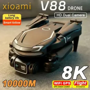 ForXiaomi mijia V88 Drone 8K 5G GPS Professional HD Aerial Photography Remote Control Aircraft HD Dual Camera Quadcopter Toy UAV