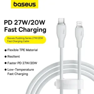 Baseus TPE 20W USB C Cable For IPhone 14 13 12 11 Pro Max XS Fast Charging Cable Type C To Lighting Date Wire For iPad Macbook 6 kf Sed62bf0025784213a48cc603f0a217e1x