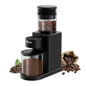 Electric Conical Burr Grinder Coffee Bean Grinder with 25 Grind Setting for French Espresso Touchscreen Dual Modes Grinding